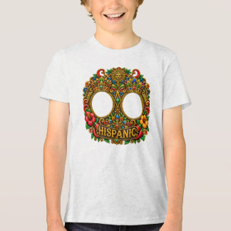 Bella+Canvas Ungdom Tri-blend T-Shirt, Vit Fläck, T Shirt
