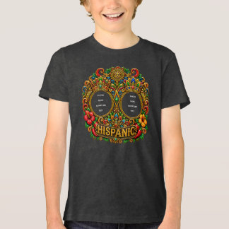 Bella+Canvas Ungdom Tri-blend T-Shirt, Vit Fläck, T Shirt