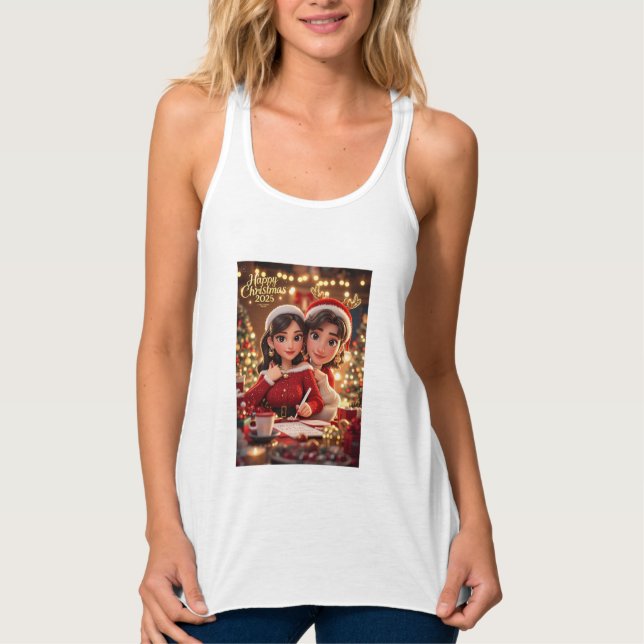 Bella+Canvas Women's Tri-blend T-Shirt Linne Med Racerback (Framsida)