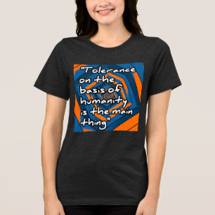 Bella+Canvas Women's Tri-blend T-Shirt, Solid Blac T Shirt