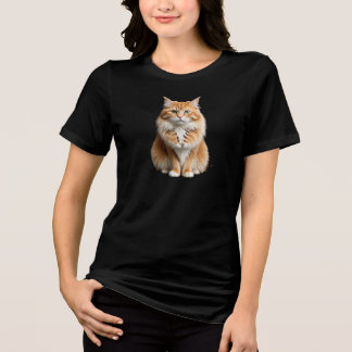 Bella+Canvas Women's Tri-blend T-Shirt, Solid Blac T Shirt