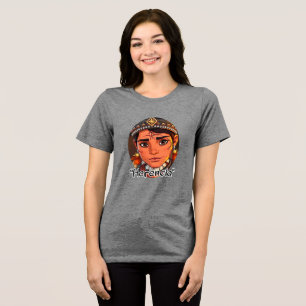 Bella+Canvas Women's Tri-blend T-Shirt, Solid Blac T Shirt