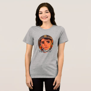 Bella+Canvas Women's Tri-blend T-Shirt, Solid Blac T Shirt