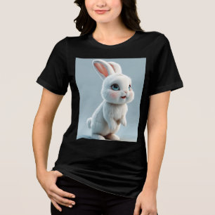 Bella+Canvas Women's Tri-blend T-Shirt, White, Adu T Shirt