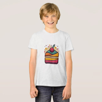 Bella+Canvas Youth Tri-Blend Cake Design T Shirt