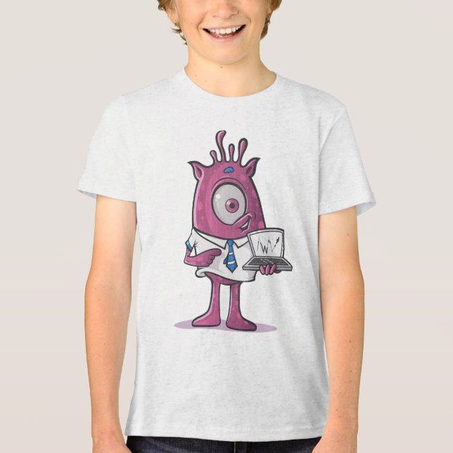 Bella+Canvas Youth Tri-blend T-Shirt (Framsida)