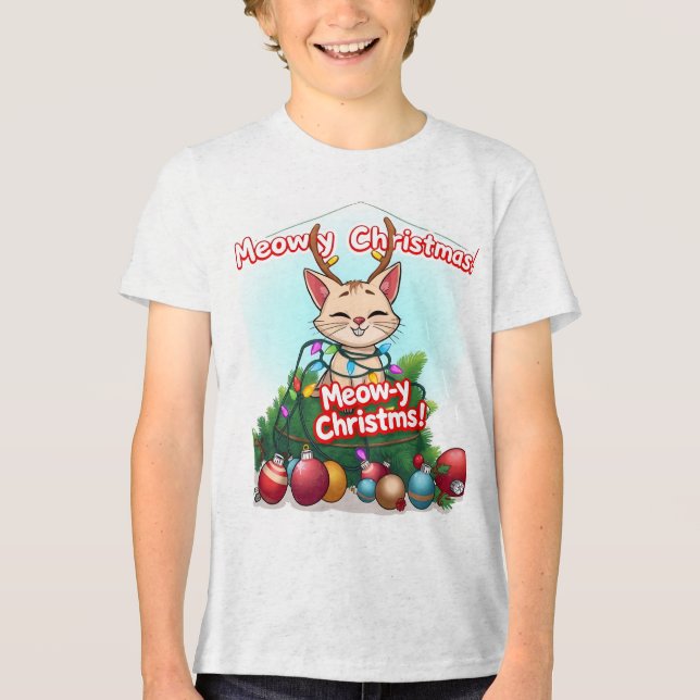 Bella+Canvas Youth Tri-blend T-Shirt (Framsida)