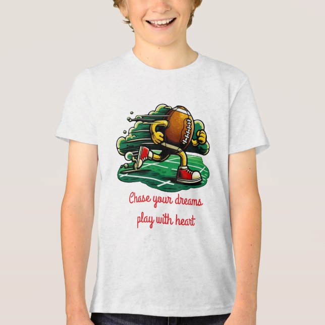 Bella+Canvas Youth Tri-blend T-Shirt (Framsida)