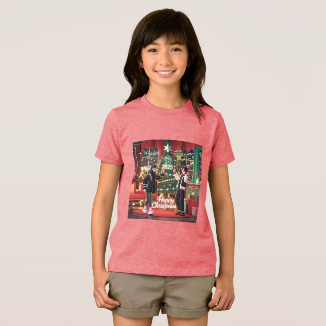 Bella+Canvas Youth Tri-blend T-Shirt (Framsida Full)