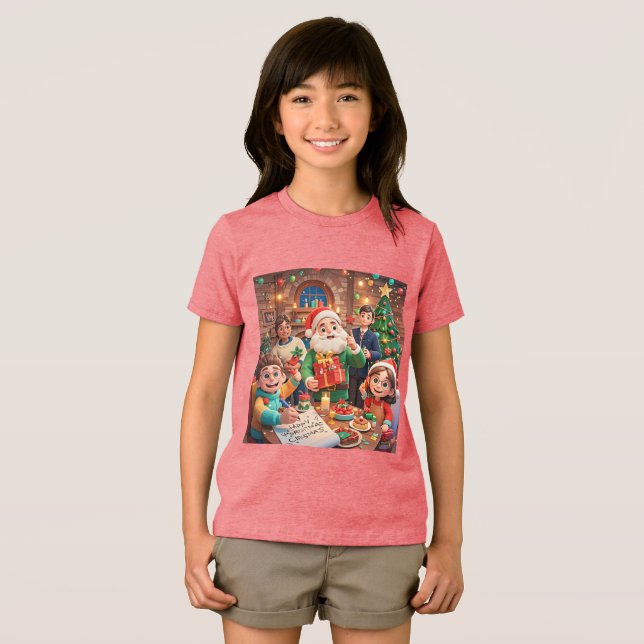 Bella+Canvas Youth Tri-blend T-Shirt (Framsida Full)
