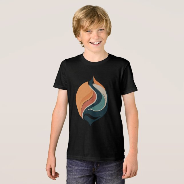 Bella+Canvas Youth Tri-blend T Shirt (Framsida Full)