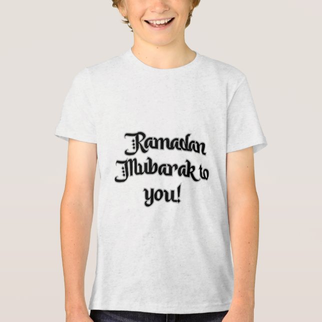 Bella+Canvas Youth Tri-blend T Shirt (Framsida)