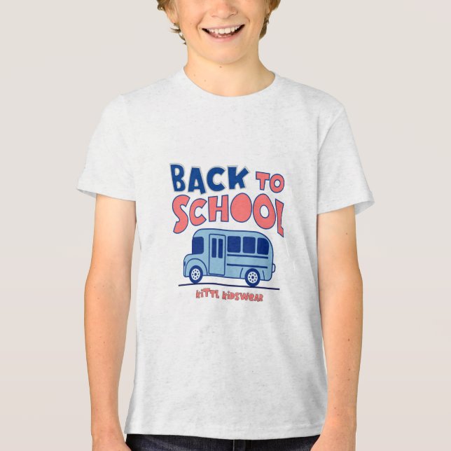 Bella+Canvas Youth Tri-Blend T-Shirt - Soft, Light (Framsida)