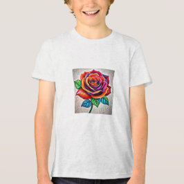 Bella+Canvas Youth Tri-blend T-Shirt, White Fleck T Shirt