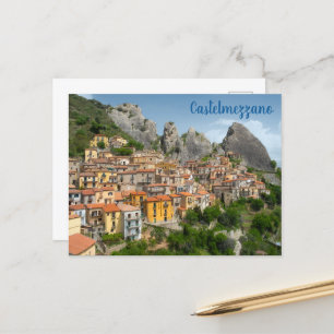 Bella Castelmezzano Basilicata Italia Vykort