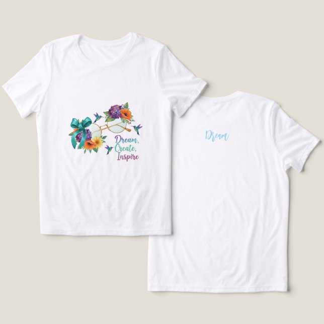 Bella Dam Tri-Blend T-Shirt (Design fram och bak)