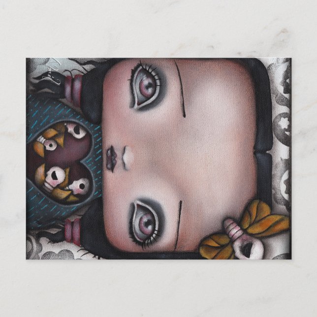 Bella Day of the dead Vykort (Framsida)