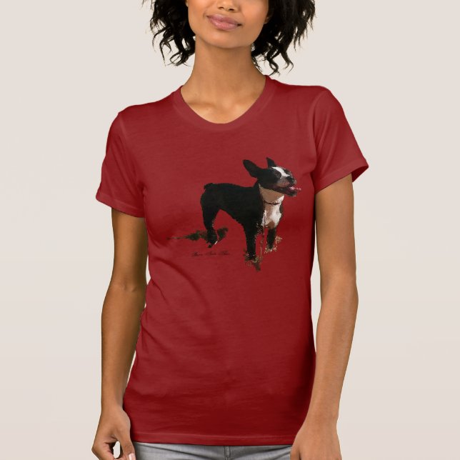 Bella den Boston terrieren - T-tröja T-shirt (Framsida)