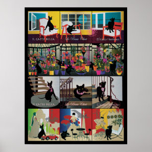 Bella: Den vackra katten 18" x 24" Poster