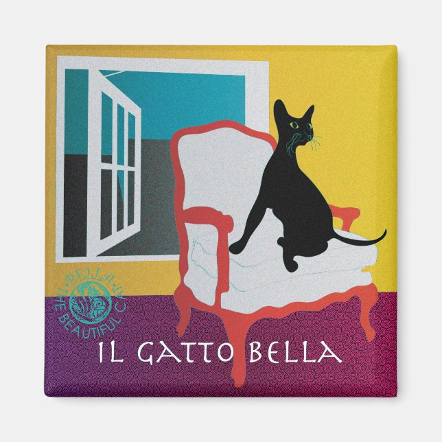 Bella: Den vackra kattmagneten 01 Magnet (Framsidan)
