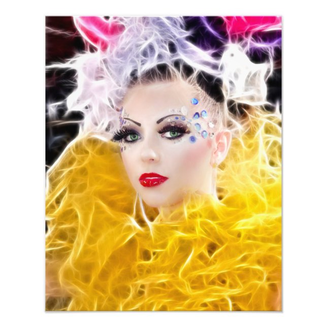 Bella Fashionista Model Foto EnUtvidgning (Framsidan)