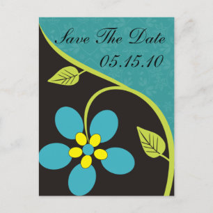 Bella Flora sparar datumvykort Meddelande Vykort