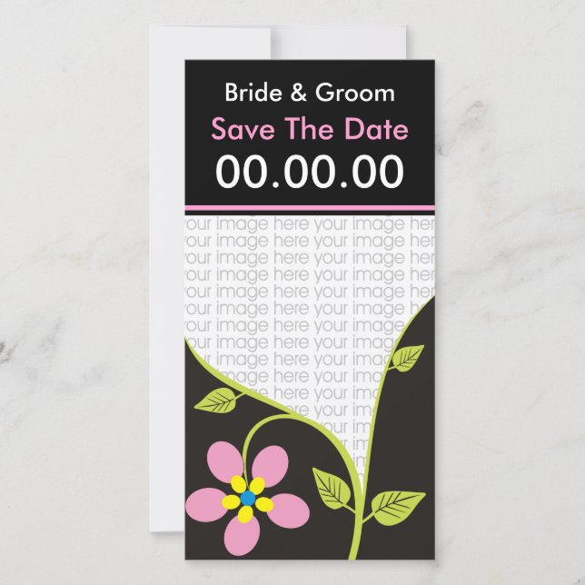 Bella-Floran sparar datumfotokort Spara Datumet (Framsida)