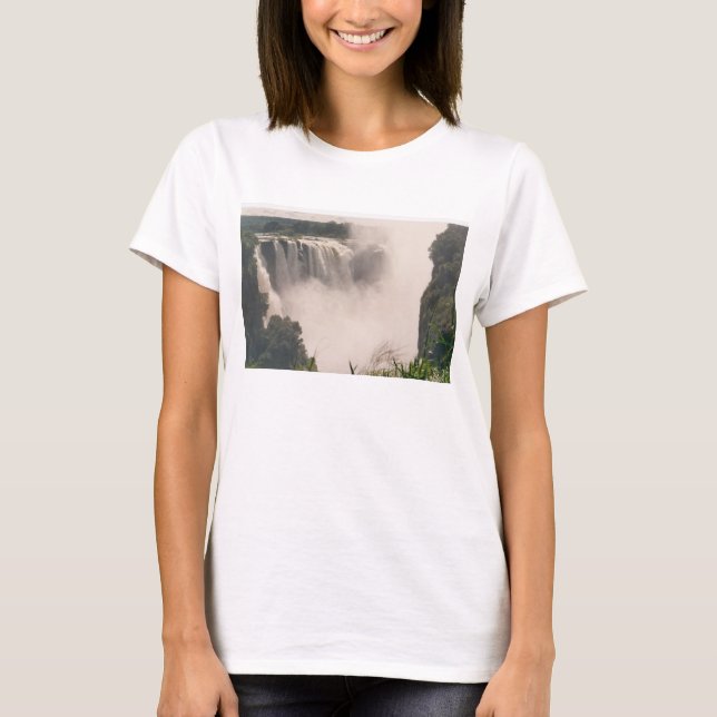 Bella Flowy enkel T-Shirt, vit Tröja (Framsida)