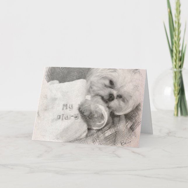 Bella hälsningkort kort (Framsida)