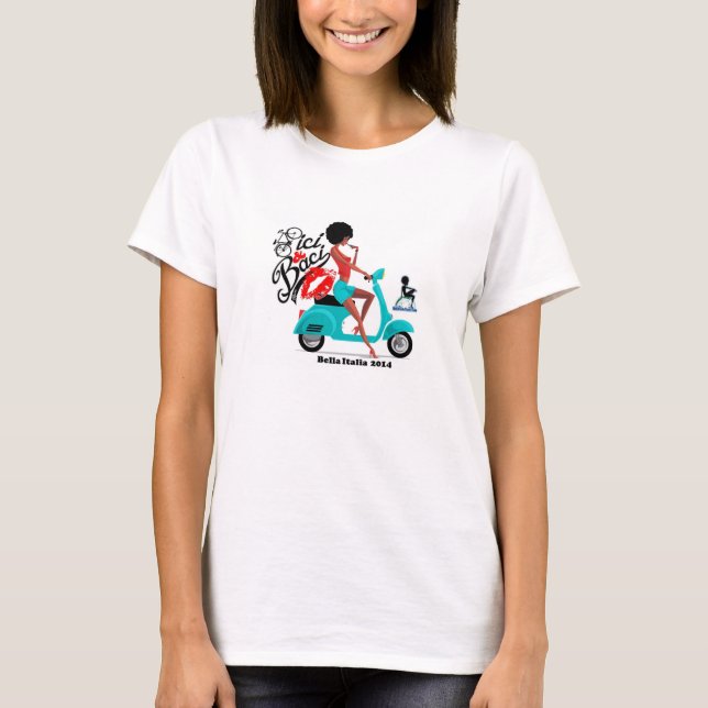 Bella Italia 2o14 utslagsplats med namn Tee Shirt (Framsida)