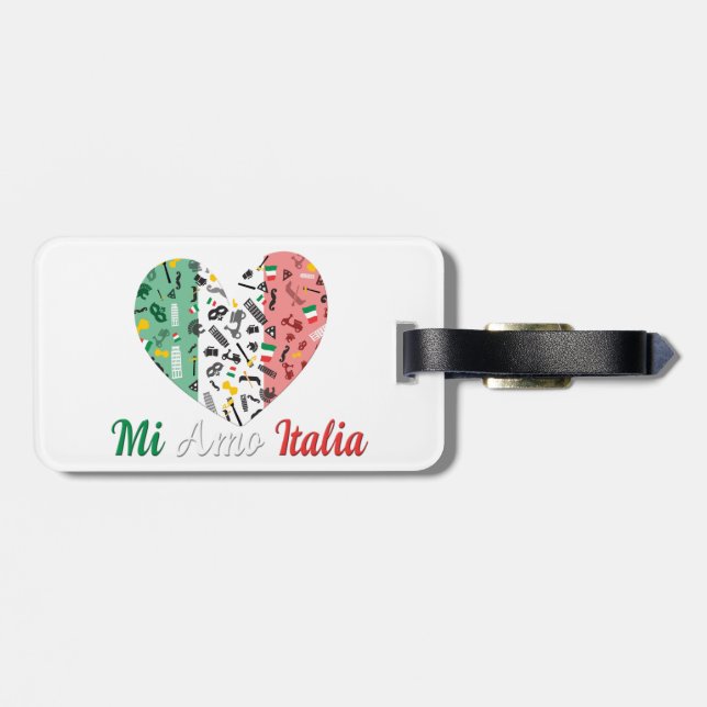Bella Italia Bagagebricka (Baksida Vågrät)