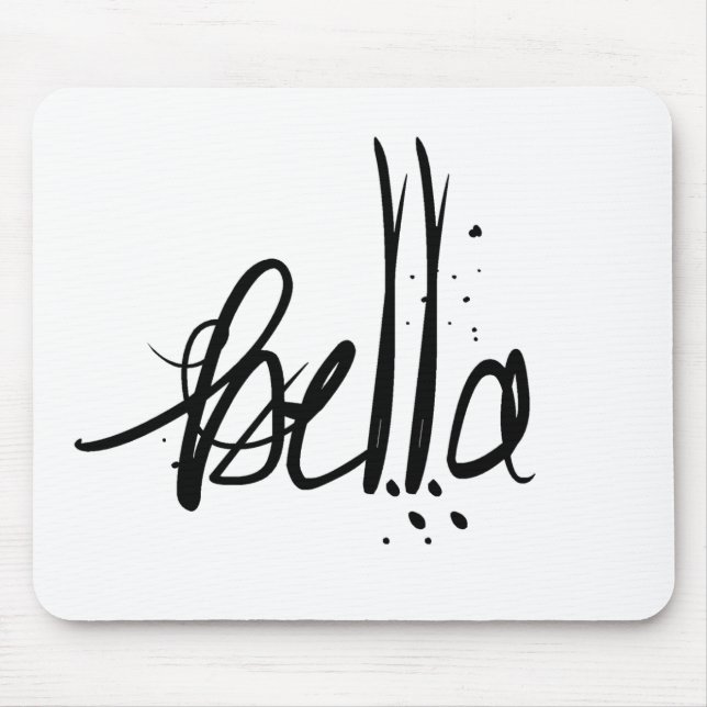 Bella italiensk fransk skönhet musmatta (Framsidan)