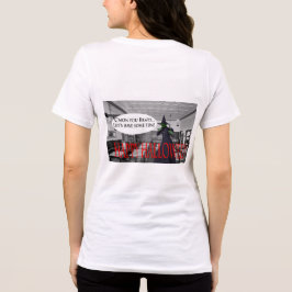 Bella-kvinnor garanterar. Happy halloween häxkatt T Shirt