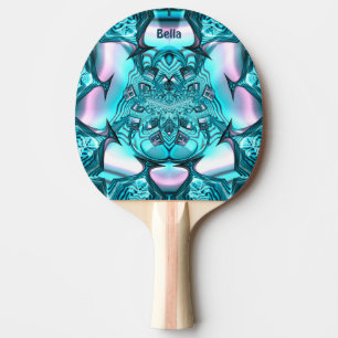 BELLA ~ MARSHMALLOWS ~ Rosa Blue Fractal ~ Pingisracket