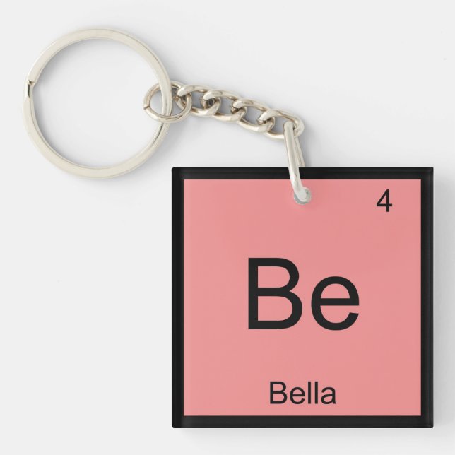 Bella Namn Kemi Element Periodiska Systemet (Framsidan)