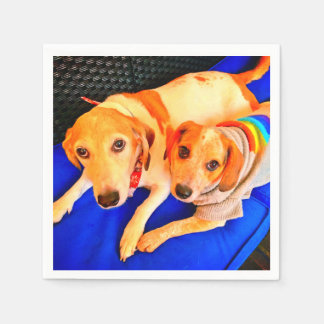 Bella och Luna Napkins av Tamara Diaz Art Pappersservett