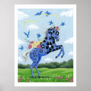 Bella Sara Bluebell - tryckt Poster