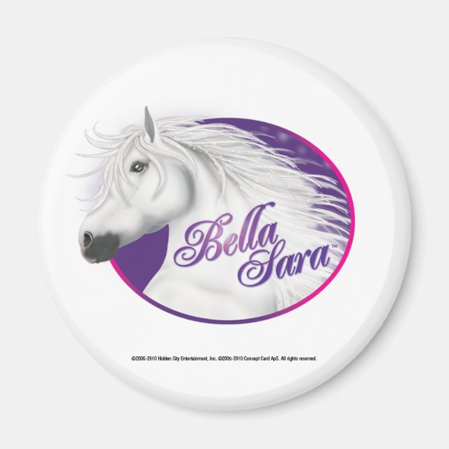 Bella Sara Logotyp Magnet (Framsidan)