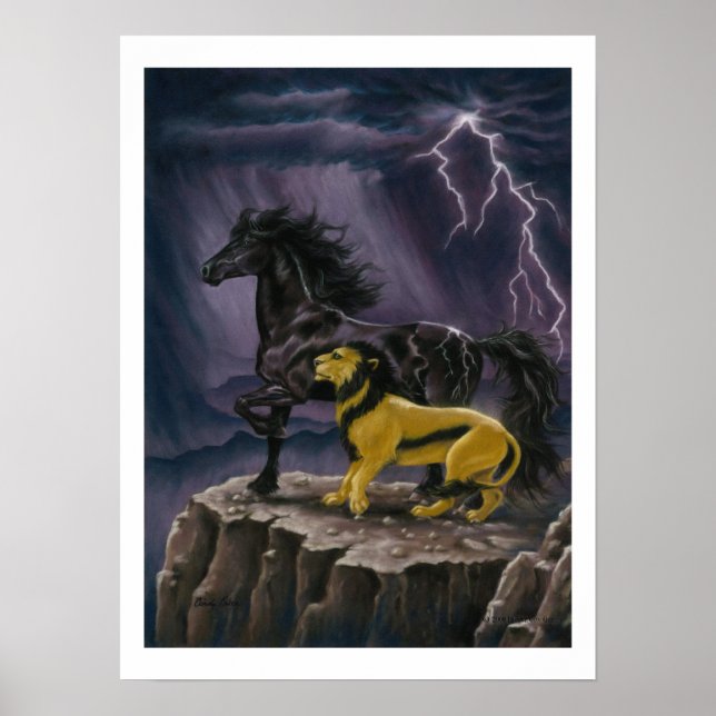 Bella Sara, Thunder - tryckt Poster (Framsidan)