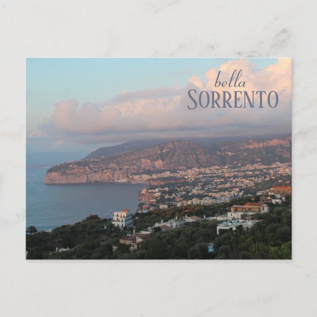Bella Sorrento (italienskt vykort för Kusten) (Framsida)