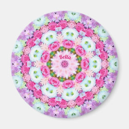BELLA ~ Sweet Pastel Flowers ~ Stunning Design Magnet