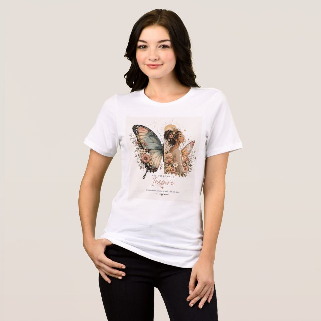 Bella t-shirt - Inspirera kvinnor (Framsida Full)
