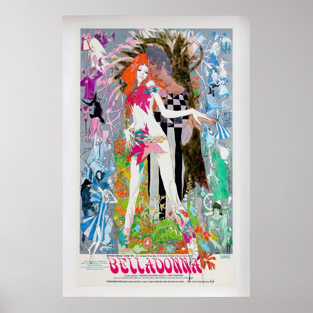 Belladonna Movie Poster  Vintage Anime Poster 1 (Framsidan)