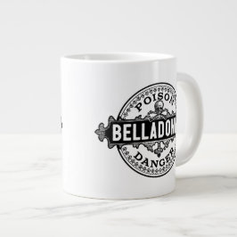 Belladonna Vintage Stil Poison Label Jumbo Mugg