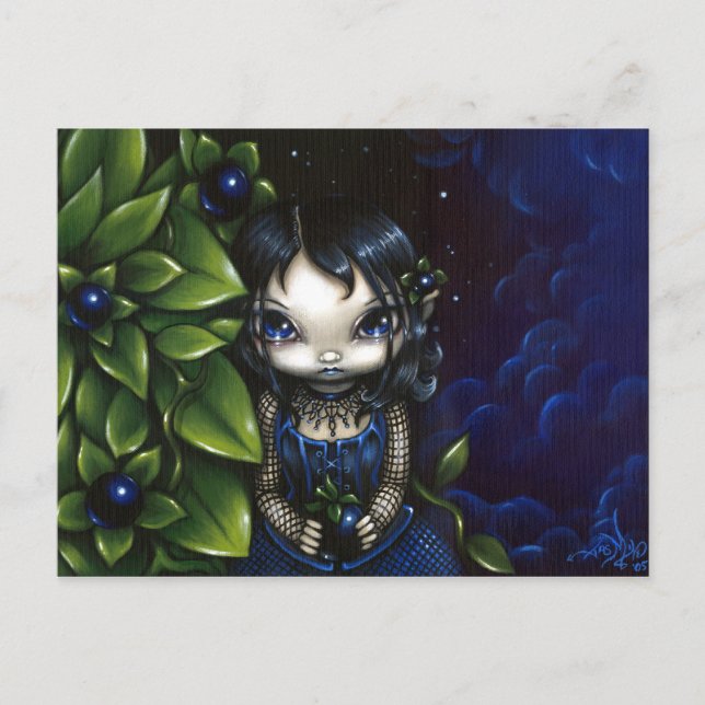 "Belladonnas gåva" vykort (Framsida)