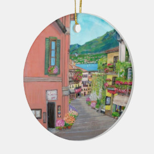 Bellagio cirklar prydnaden julgransprydnad keramik