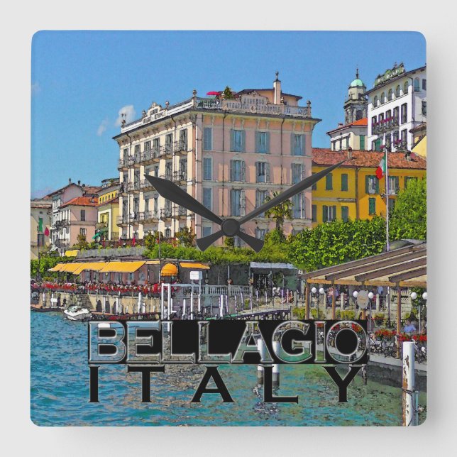 Bellagio Fyrkantig Klocka (Framsida)