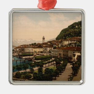 Bellagio II, sjö Como, Lombardy, italienprydnad Julgransprydnad Metall