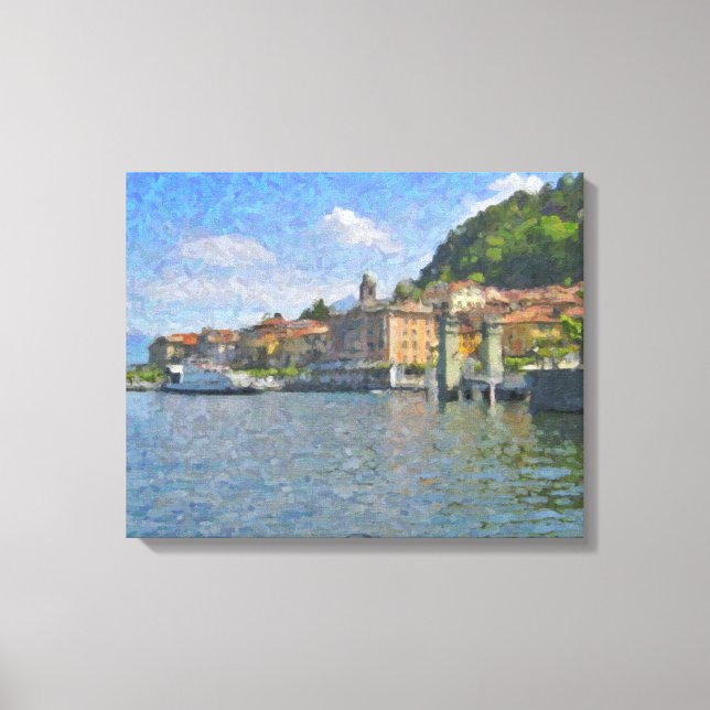 Bellagio Inkapslad Canvas Norra Italien (Framsida)