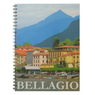 Bellagio Italien Poster anteckningsbok